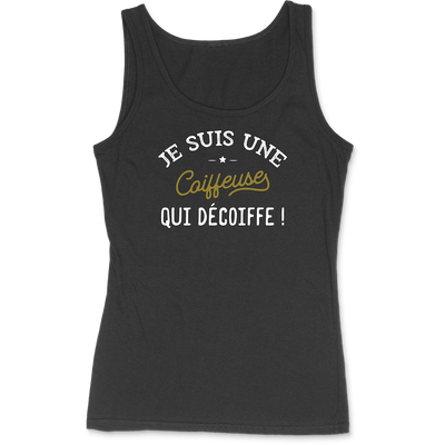 Débardeur femme une coiffeuse qui décoiffe