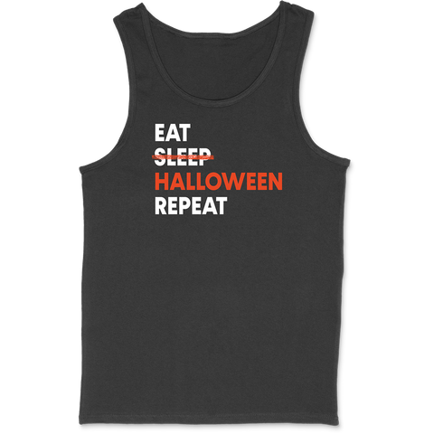 Débardeur homme Eat sleep halloween repeat