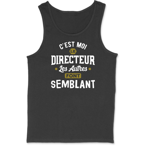 Débardeur homme c'est moi le directeur