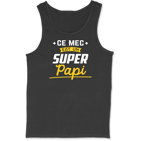 Débardeur homme ce mec est un super papi