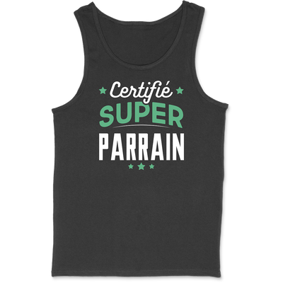 Débardeur homme certifié super parrain