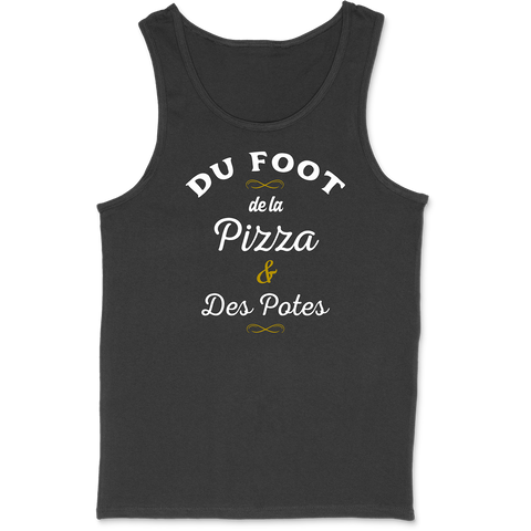 Débardeur homme foot, pizza & potes