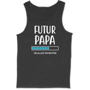 Débardeur homme futur papa veuillez patienter