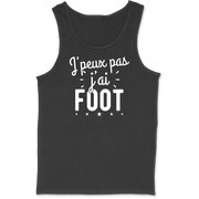 Débardeur homme j'peux pas j'ai foot 2