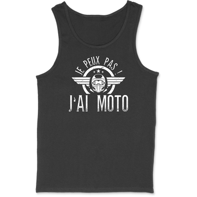 Débardeur homme j'peux pas j'ai moto 2