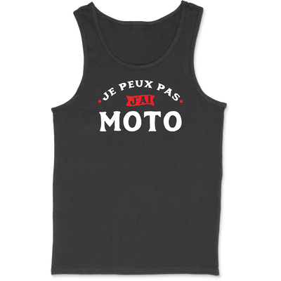 Débardeur homme j'peux pas j'ai moto