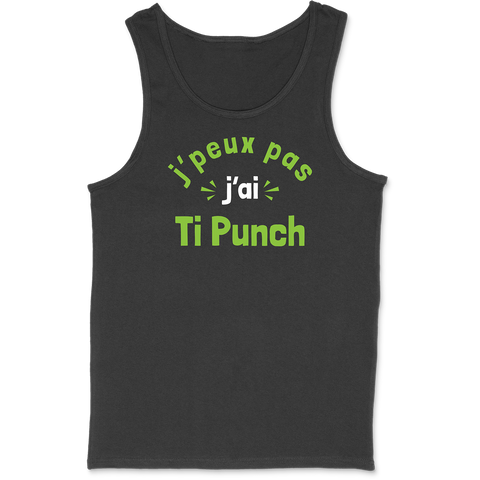 Débardeur homme j'peux pas j'ai ti punch