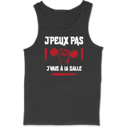 Débardeur homme j'peux pas j'vais à la salle