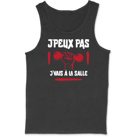 Débardeur homme j'peux pas j'vais à la salle
