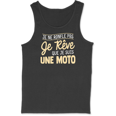 Débardeur homme je rêve de moto