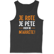Débardeur homme je rote je pète