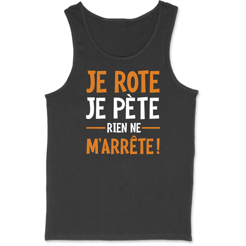 Débardeur homme je rote je pète