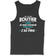 Débardeur homme je suis routier