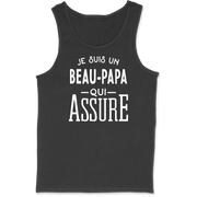 Débardeur homme je suis un beau-papa qui assure