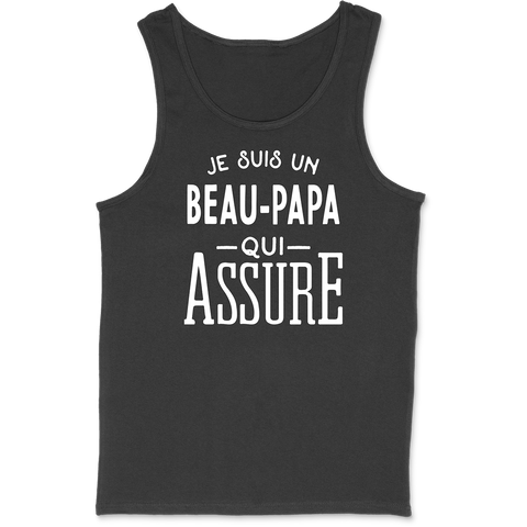 Débardeur homme je suis un beau-papa qui assure