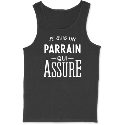 Débardeur homme je suis un parrain qui assure