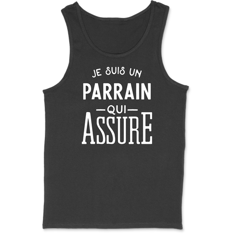 Débardeur homme je suis un parrain qui assure