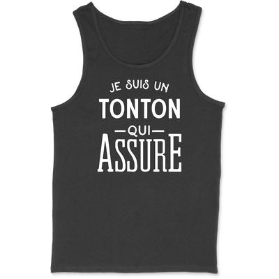 Débardeur homme je suis un tonton qui assure