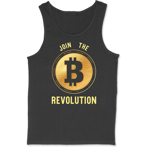 Débardeur homme join the revolution bitcoin