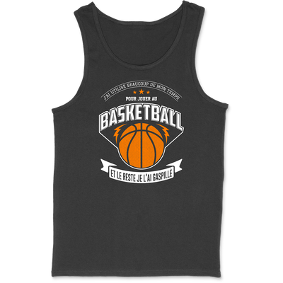 Débardeur homme jouer au basketball