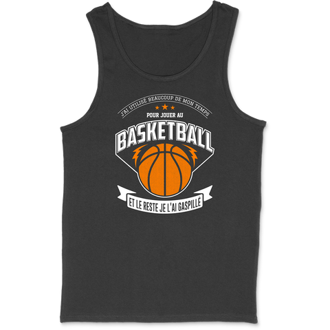Débardeur homme jouer au basketball