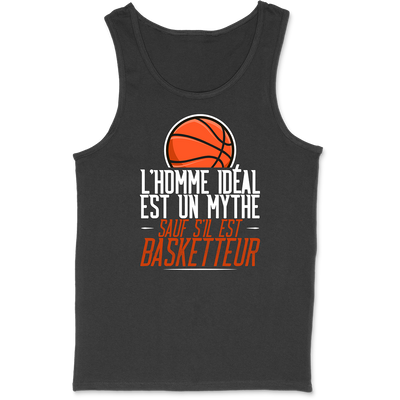 Débardeur homme l'homme idéal est basketteur