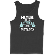 Débardeur homme la famille des motards