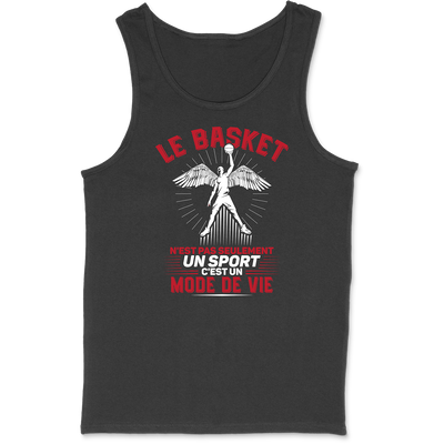 Débardeur homme le basket un mode de vie