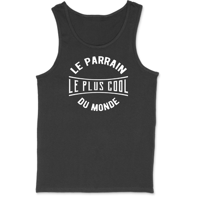 Débardeur homme le parrain le plus cool du monde