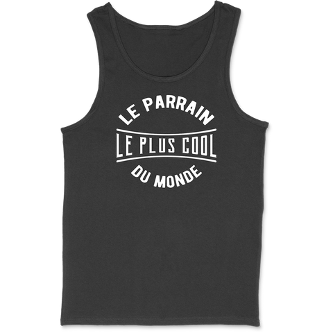 Débardeur homme le parrain le plus cool du monde