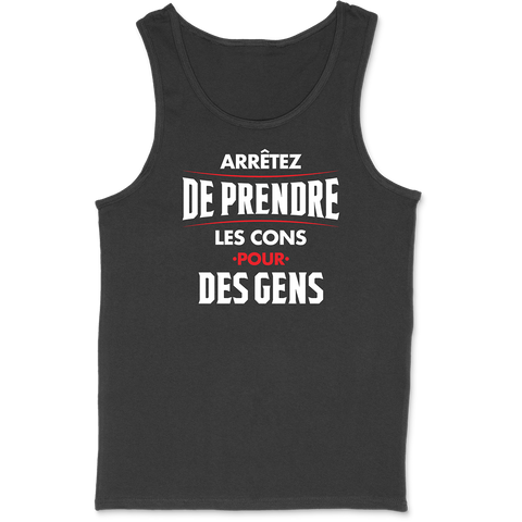 Débardeur homme les cons pour des gens