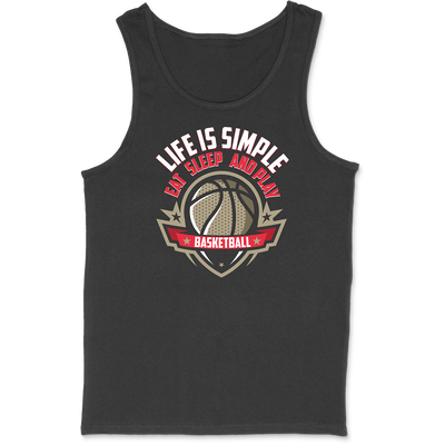 Débardeur homme life is simple basket