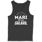 Débardeur homme meilleur mari de la galaxie