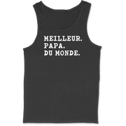 Débardeur homme meilleur papa du monde 2