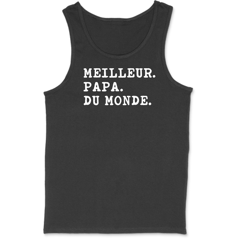 Débardeur homme meilleur papa du monde 2