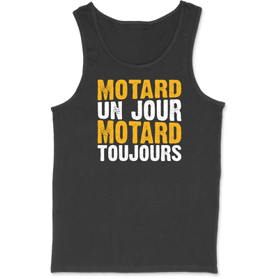 Débardeur homme motard un jour motard toujours