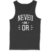 Débardeur homme neveu en or