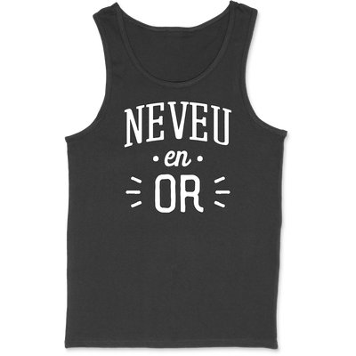 Débardeur homme neveu en or