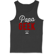 Débardeur homme papa geek