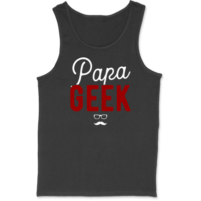 Débardeur homme papa geek