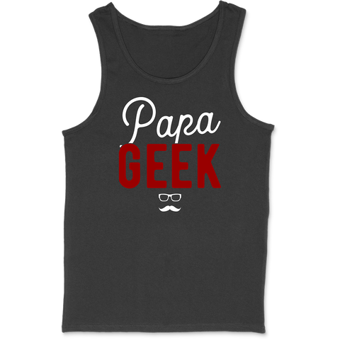 Débardeur homme papa geek