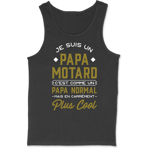 Débardeur homme papa motard 2