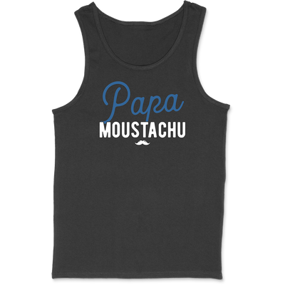 Débardeur homme papa moustachu