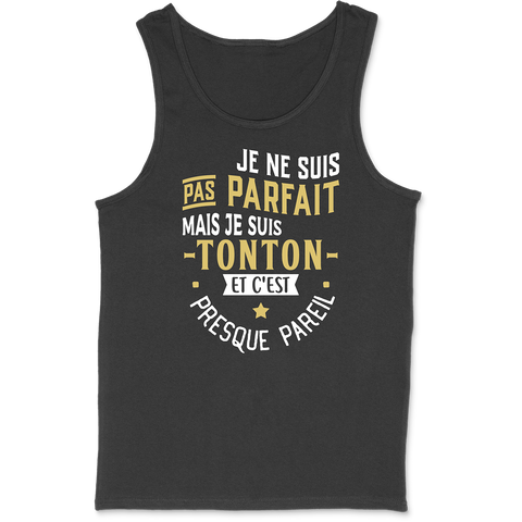 Débardeur homme pas parfait mais tonton