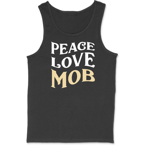 Débardeur homme peace love mob