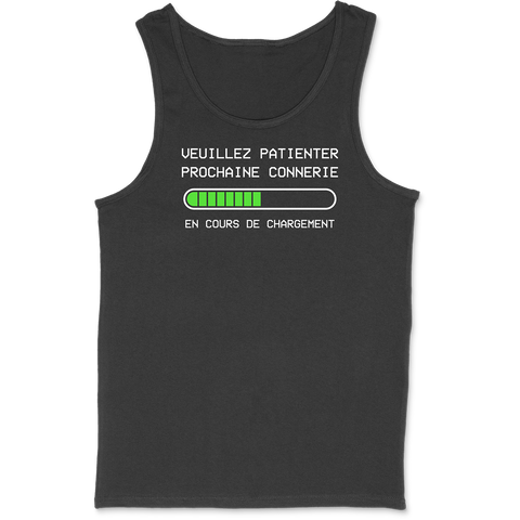 Débardeur homme prochaine connerie en cours