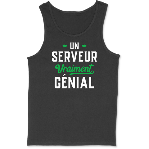Débardeur homme serveur génial