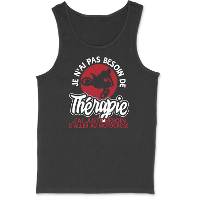 Débardeur homme thérapie motocross