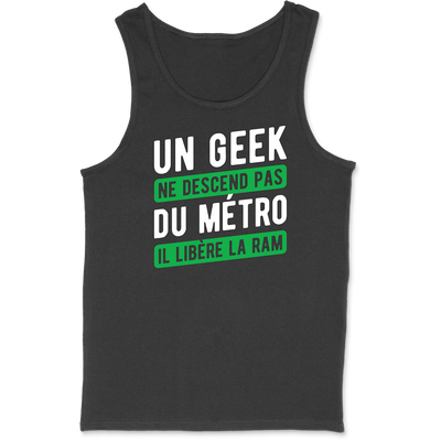 Débardeur homme un geek libère la ram