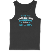 Débardeur homme un genie sommeille en moi